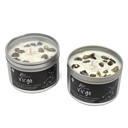 Virgo - Crystal & Jewellery Scented Zodiac Candle