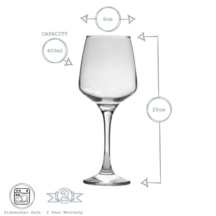 400ml Tallo Wine Glasses - Pack of Six