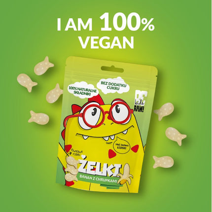 Kids Jelly Beans - Banana with Crisps 35g