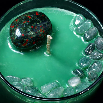Earth Elements - Crystal Infused Scented Candle