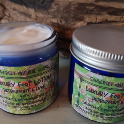 Luxury Foot Lotion Peppermint & Lime