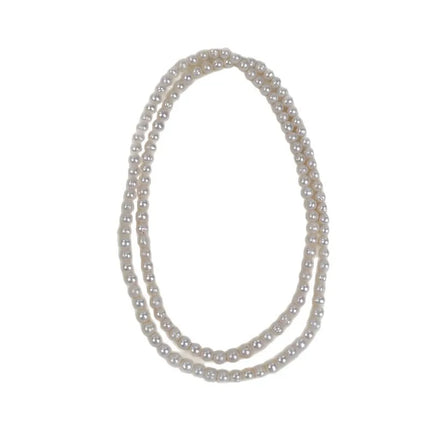 Elegant Long Multi-Layer Natural Freshwater Pearl Necklace Simple Style Real Pearl Sweater Chain For Women Qipao Chain Accessory
