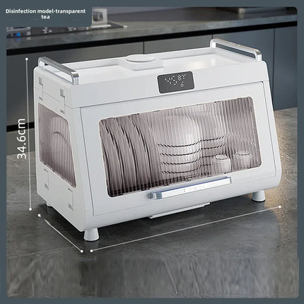 Golden Cat Kitchen Draining Cupboard with Lid for Bowl Box for Bowl and Dish Plate Chopsticks Tableware Household Storage Shelf Storage Box