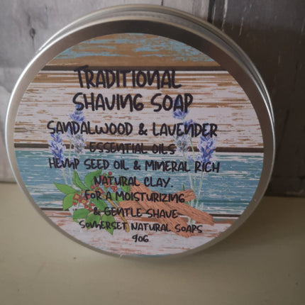 Traditional Shaving Soap Sandalwood & Lavender