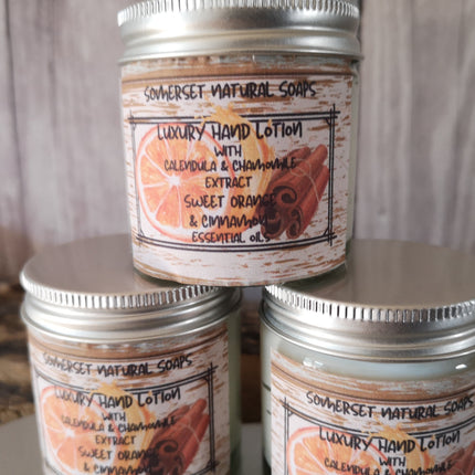 Sweet Orange & Cinnamon Luxury Hand Lotion