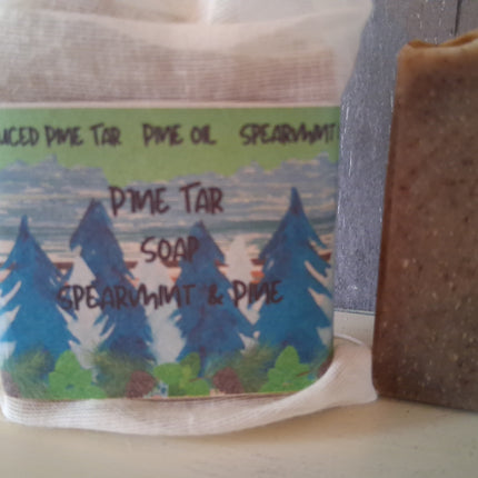Pine Tar Soap Spearmint & Pine