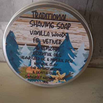 Traditional Shaving Soap Vanilla Woods