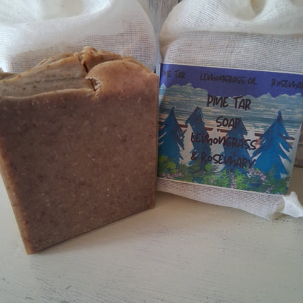 Pine Tar Soap Rosemary & Lemongrass