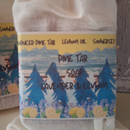Pine Tar Soap Lavender Lemon