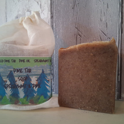 Pine Tar Soap Spearmint & Pine