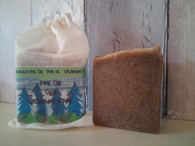 Pine Tar Soap Spearmint & Pine