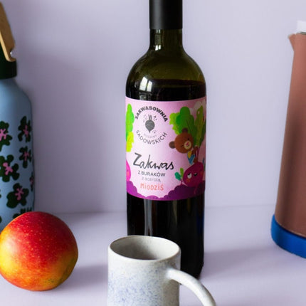 Beetroot kvass for kids with acerola - Honey bear 750ml