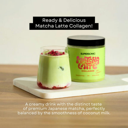 Matcha Latte Collagen - focus & energy, skin, antioxidation 280g